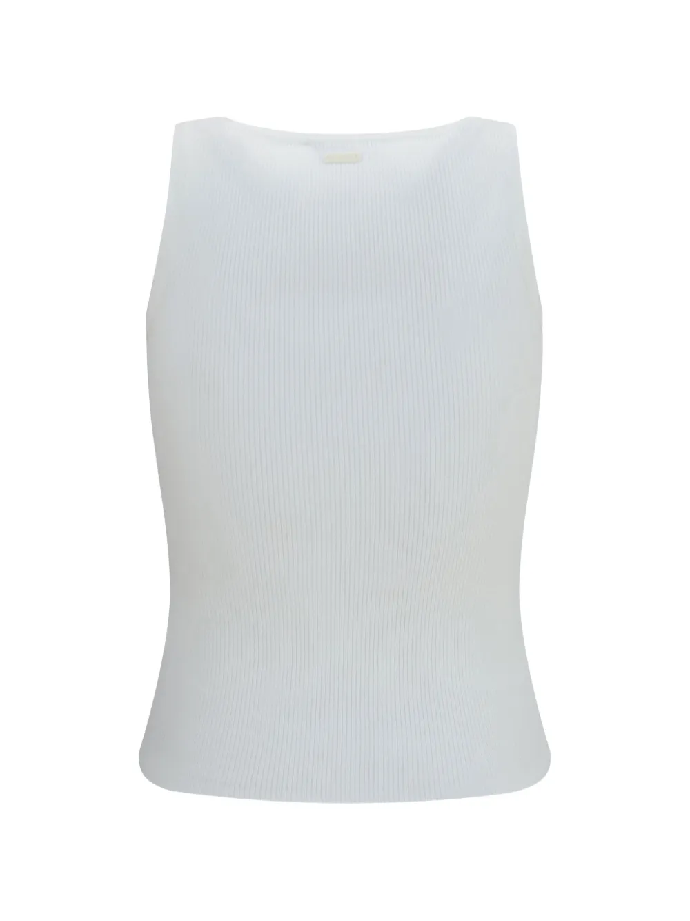 Max Mara Ribgebreide tanktop Wit