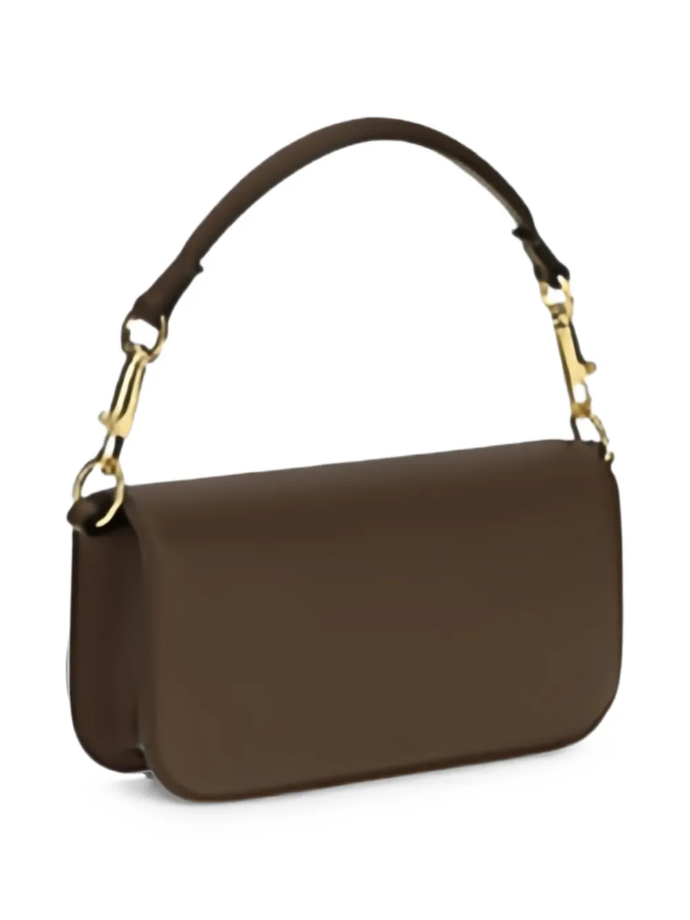 Valentino Garavani Locò leren mini-shopper Bruin