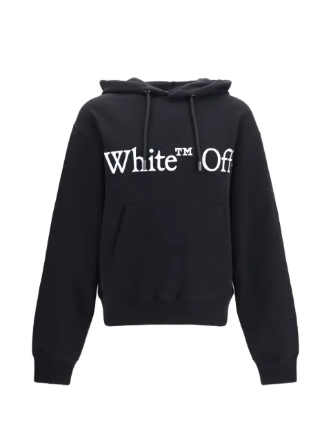 Off-White Bookish Scarf logo-print hoodie