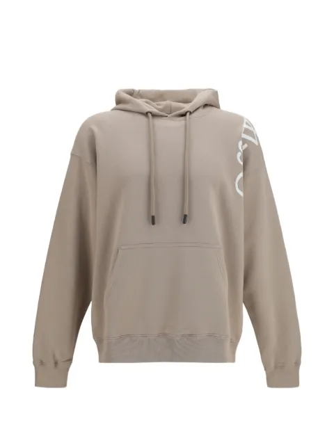 Off-White Vertical Bookish Skate logo-print drawstring hoodie