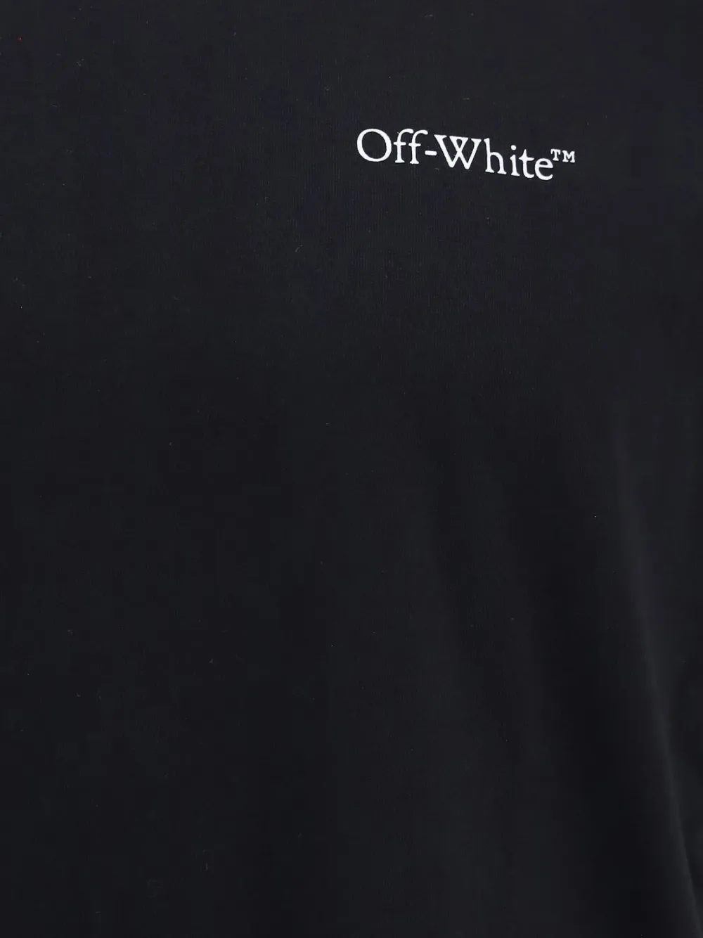 Off-White Bookish T-shirt met logo-print Zwart