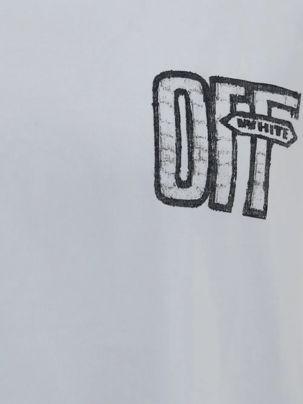 Off-White Motion Arrow T-shirt Wit