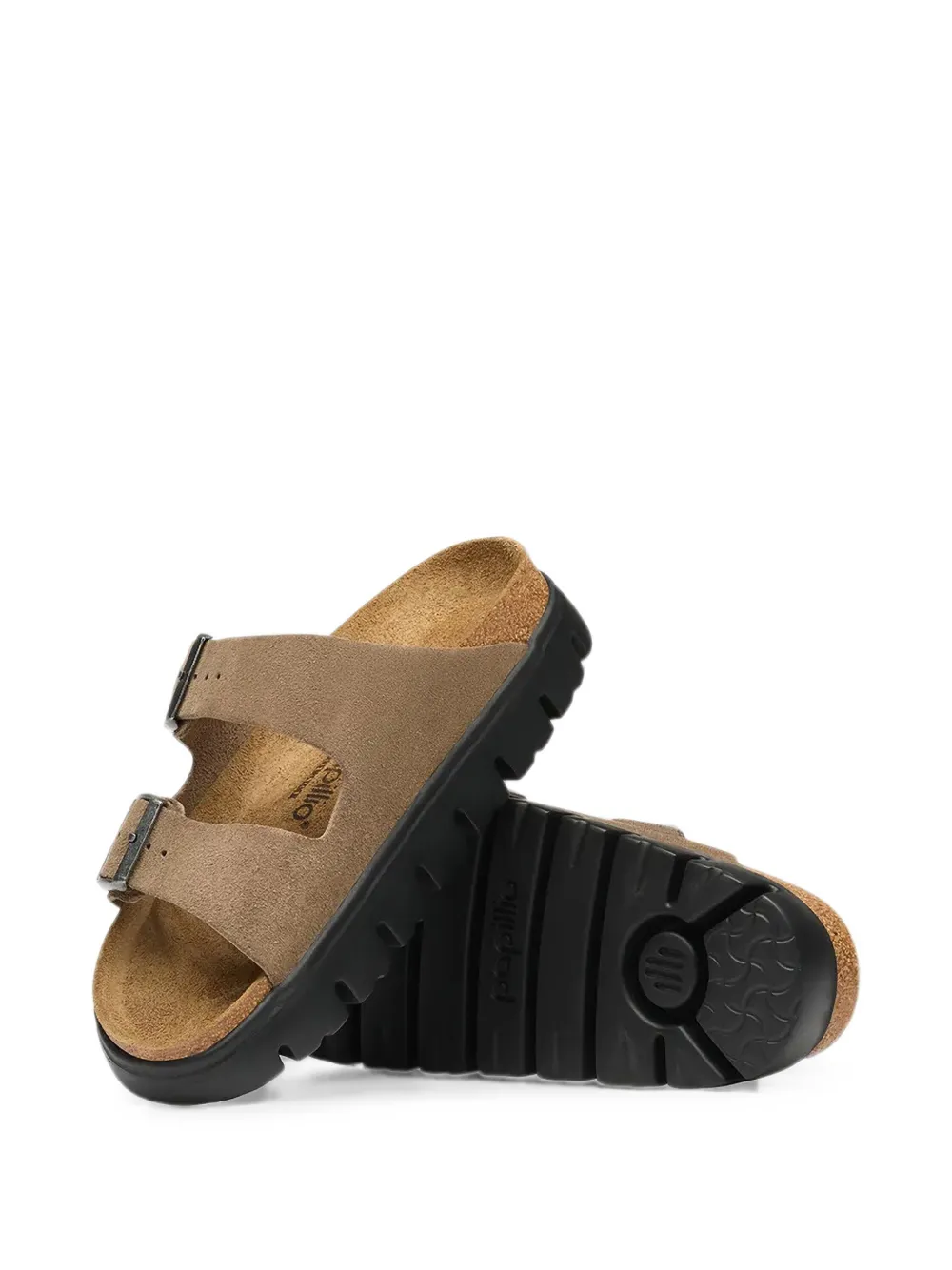 Birkenstock double-strap buckled sandals Bruin