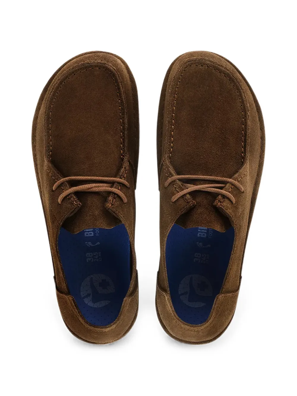 Birkenstock suede lace-up loafers Bruin