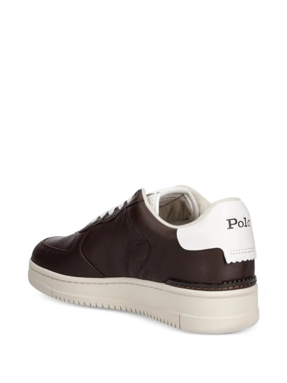 Polo Ralph Lauren logo-embroidered calf leather sneakers Bruin
