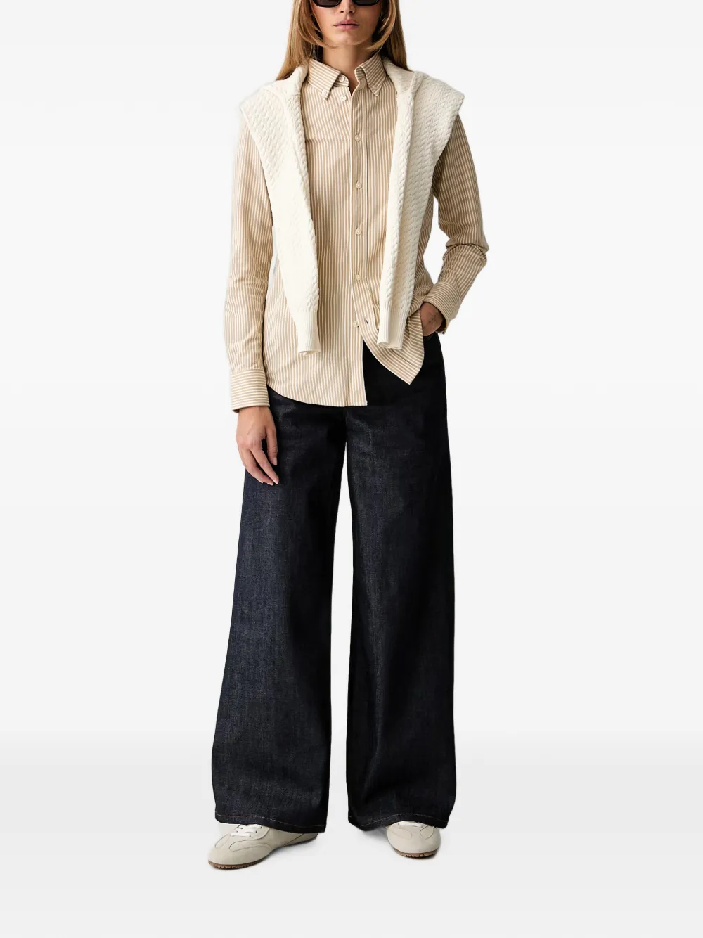 Polo Ralph Lauren Gestreept blouse Beige