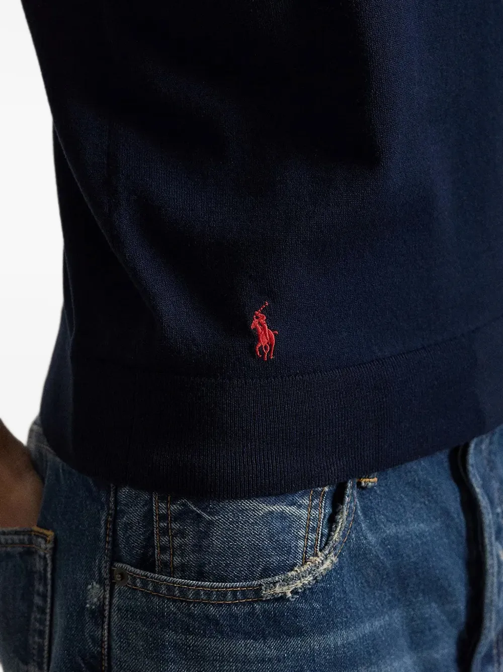 Polo Ralph Lauren Trui met geborduurd logo Blauw
