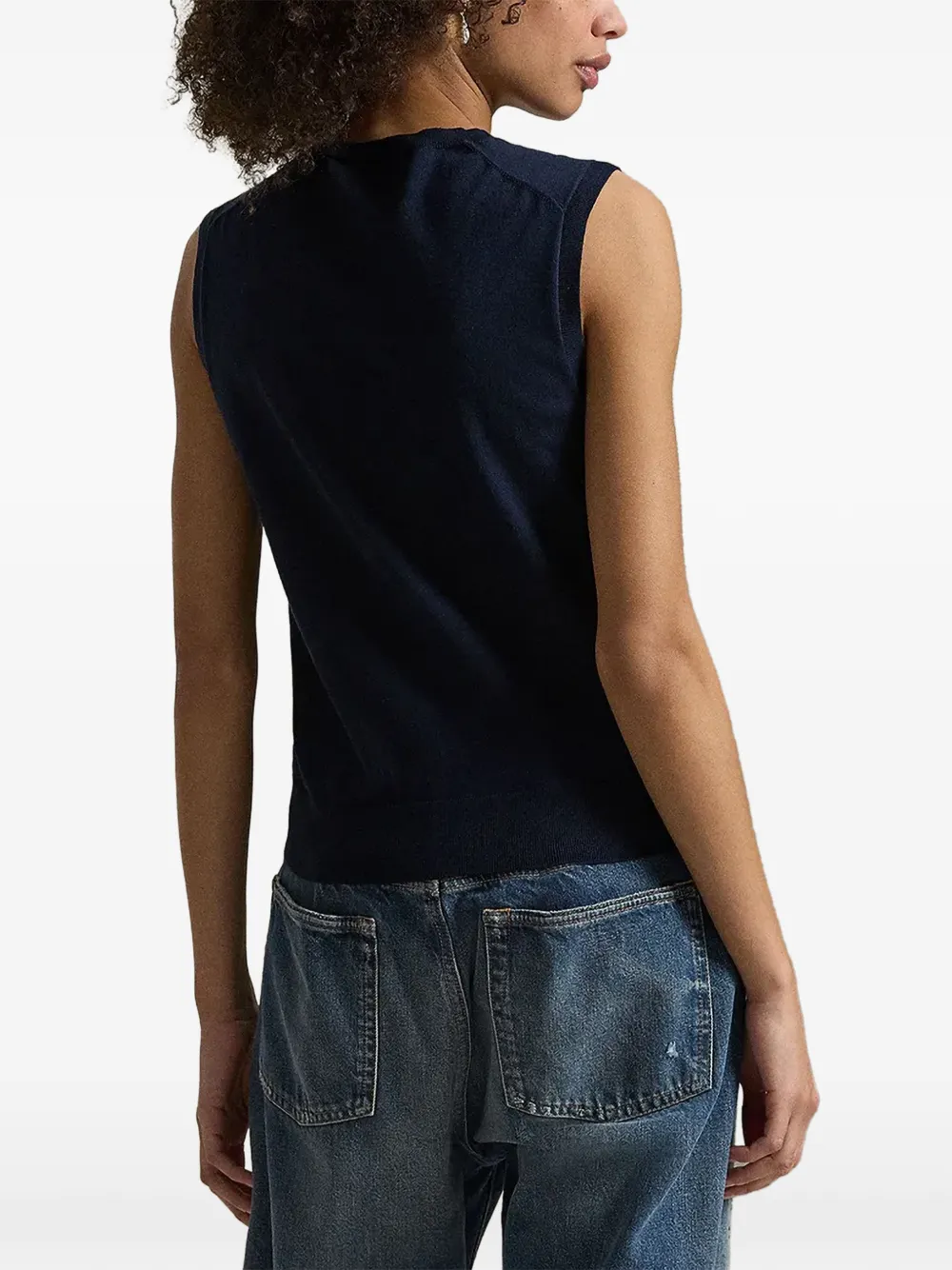 Polo Ralph Lauren Trui met geborduurd logo Blauw