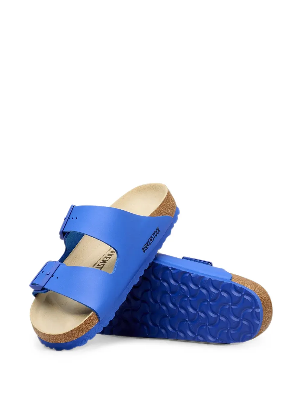 Birkenstock Arizona buckle-fastening slides Blauw