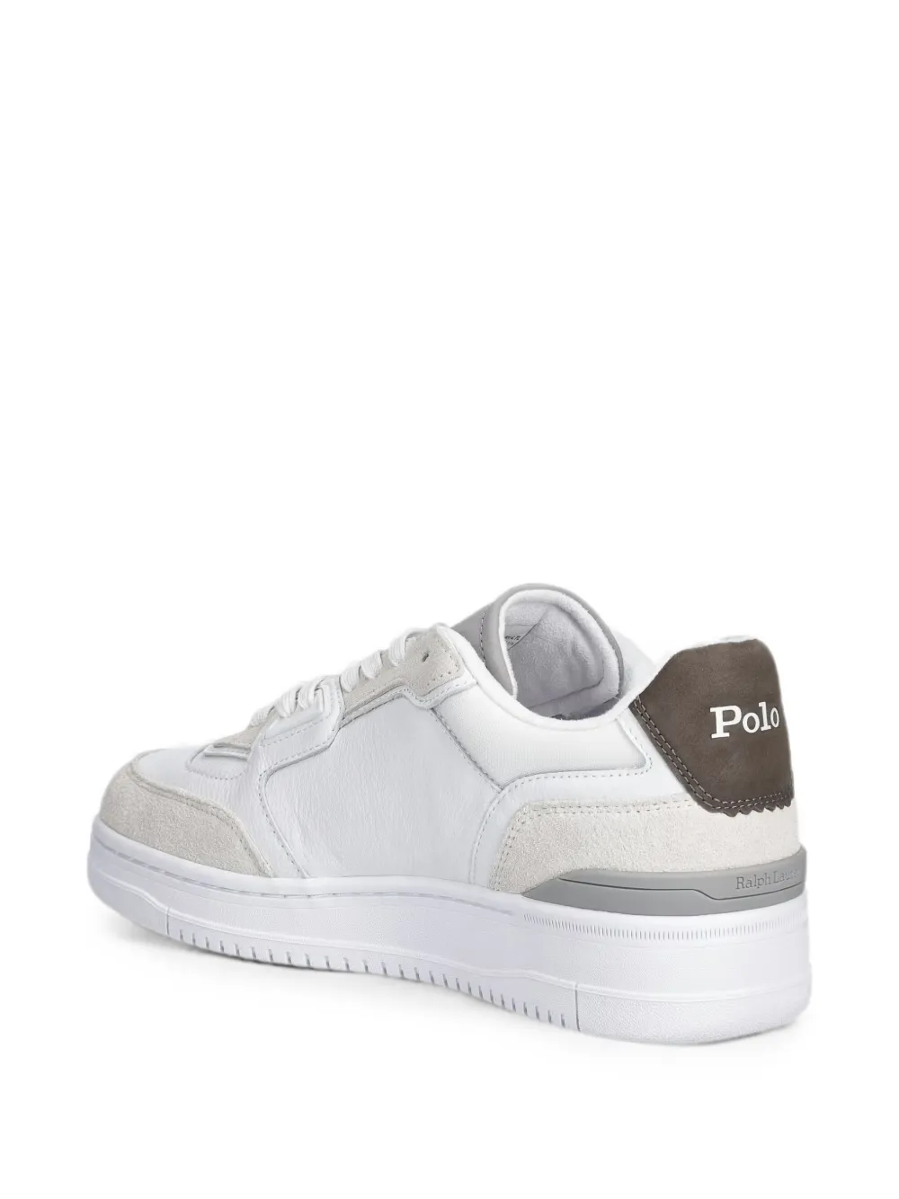 Polo Ralph Lauren panelled logo-embroidered sneakers Wit