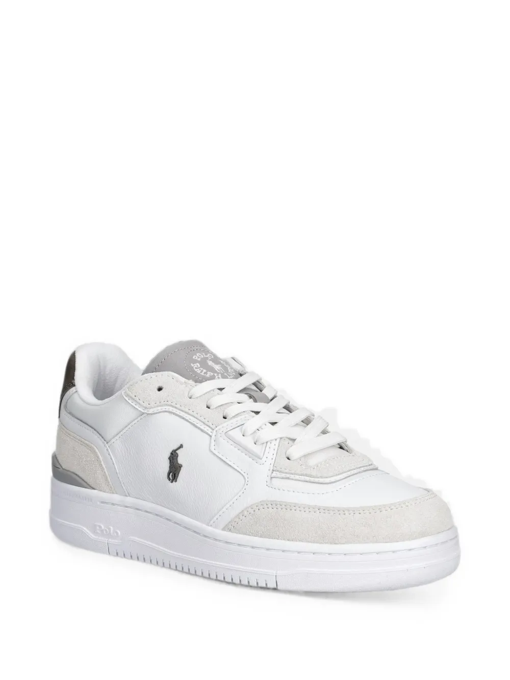 Polo Ralph Lauren panelled logo-embroidered sneakers Wit