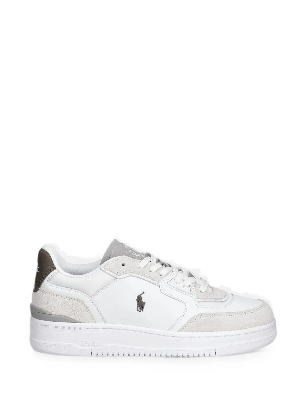 Polo Ralph Lauren panelled logo-embroidered sneakers Wit