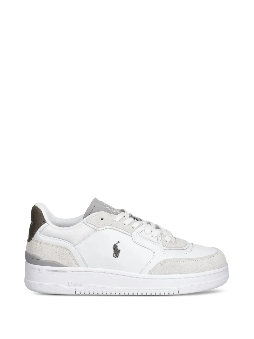 Polo Ralph Lauren panelled logo-embroidered sneakers - Bianco