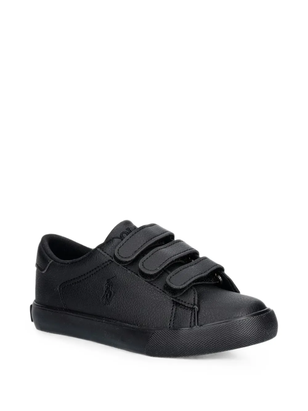 POLO RALPH LAUREN KIDS touch-strap sneakers - Nero