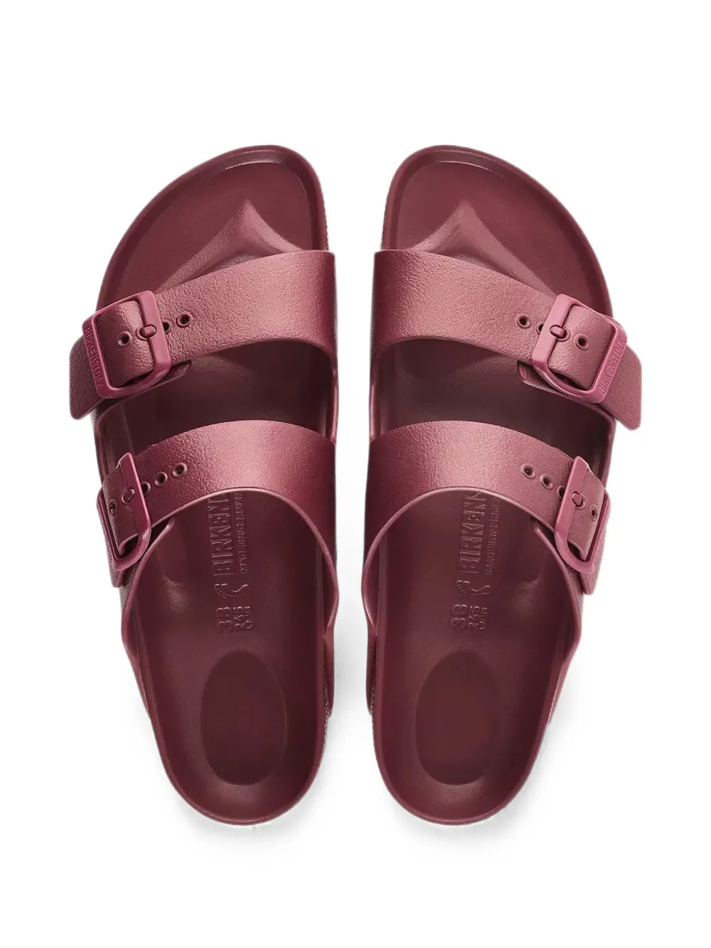 Birkenstock Arizona buckle-fastening slides Rood