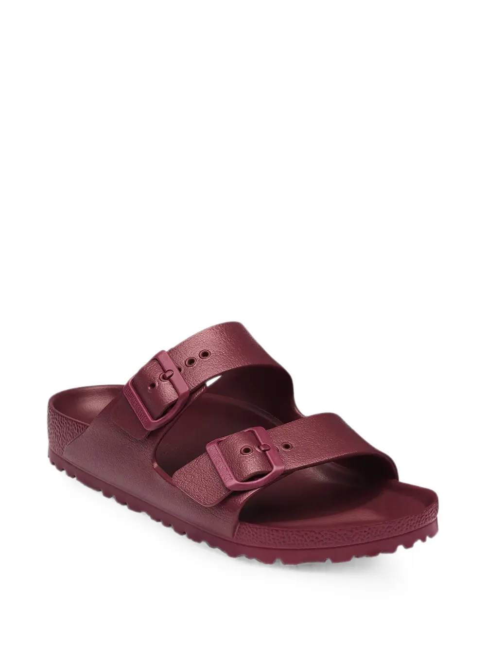 Birkenstock Arizona buckle-fastening slides Rood