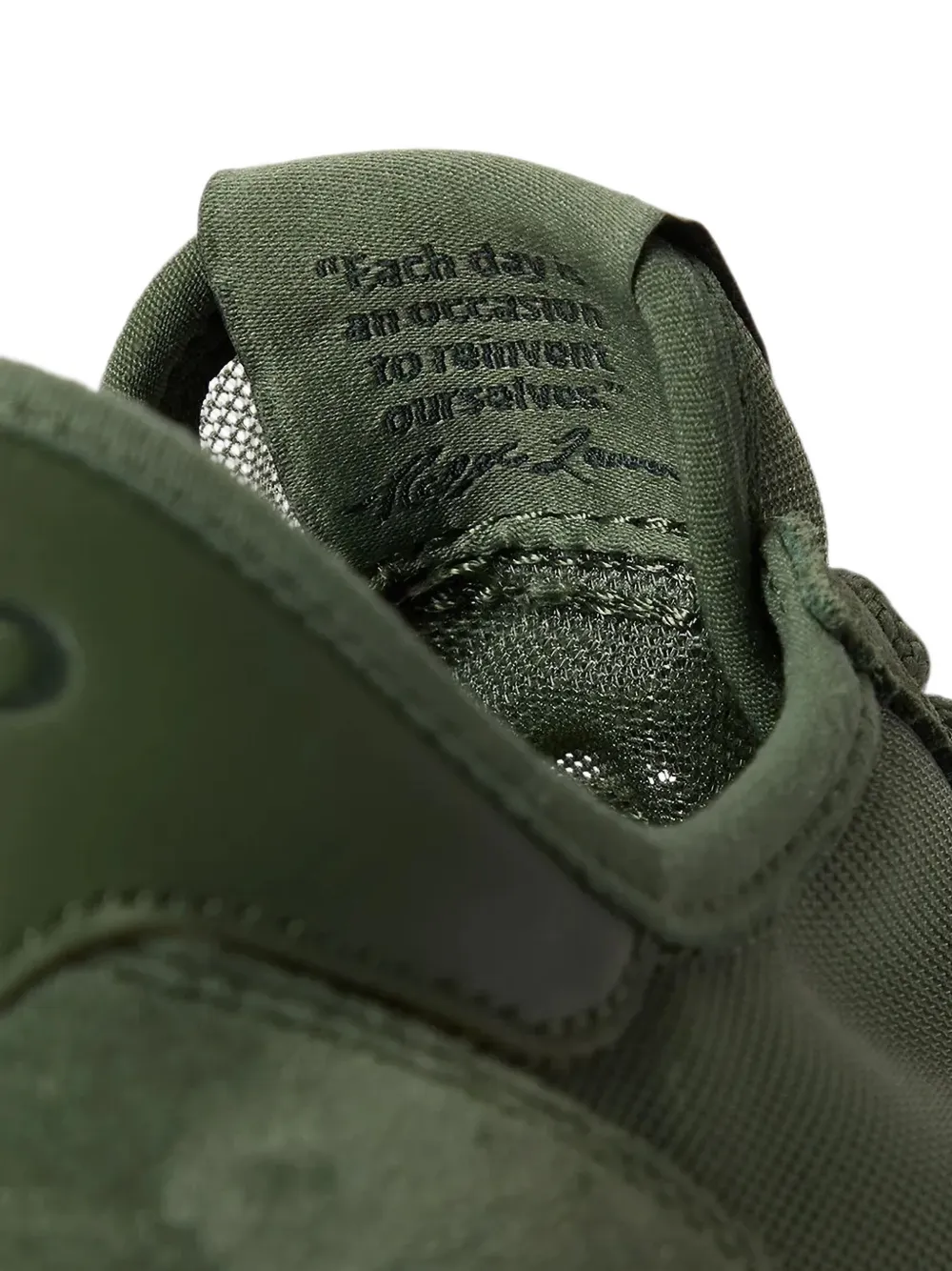 Polo Ralph Lauren Train 89 logo-patch panelled sneakers Groen