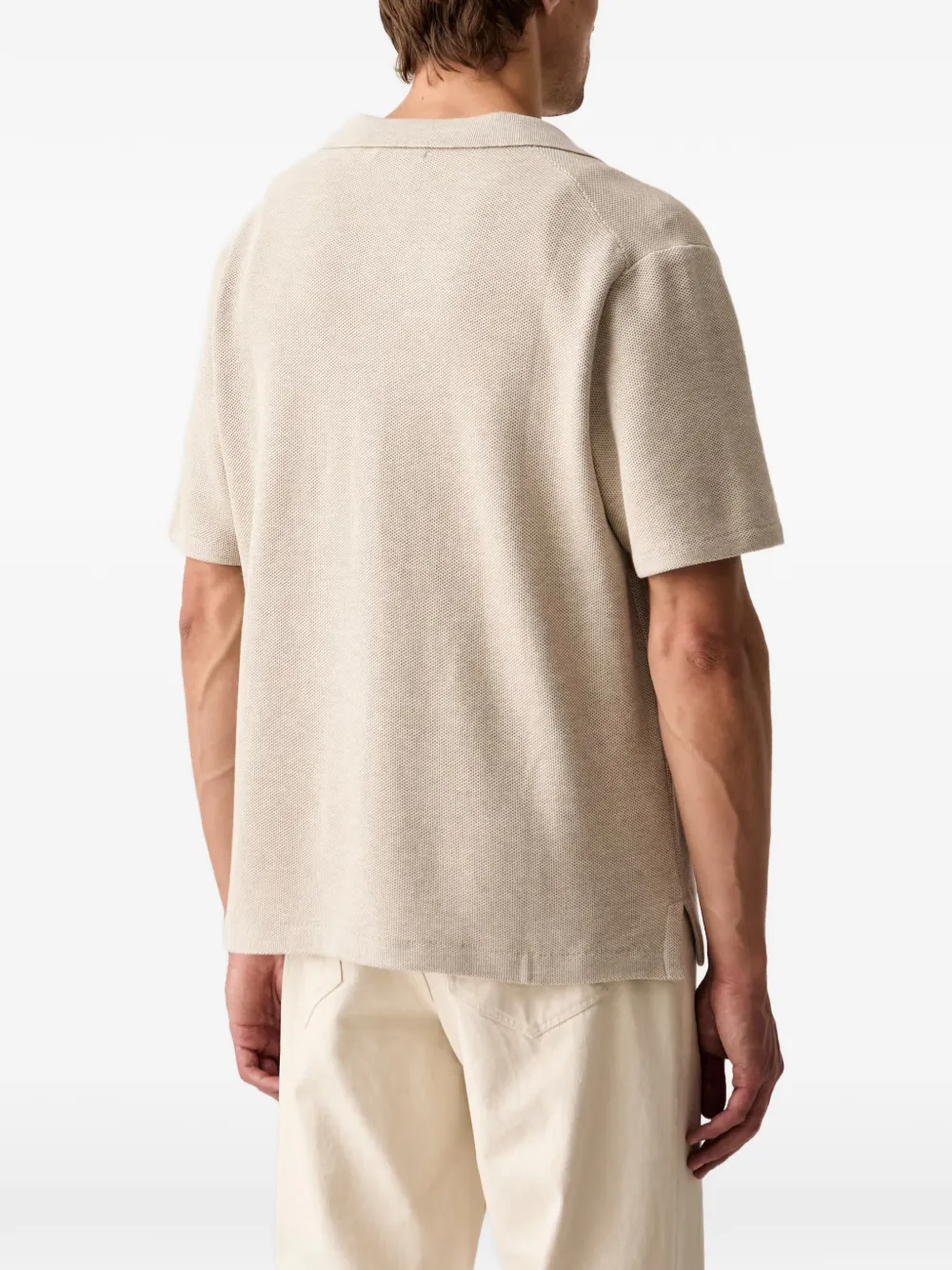 Polo Ralph Lauren Overhemd met camp-kraag en ponypatroon Beige