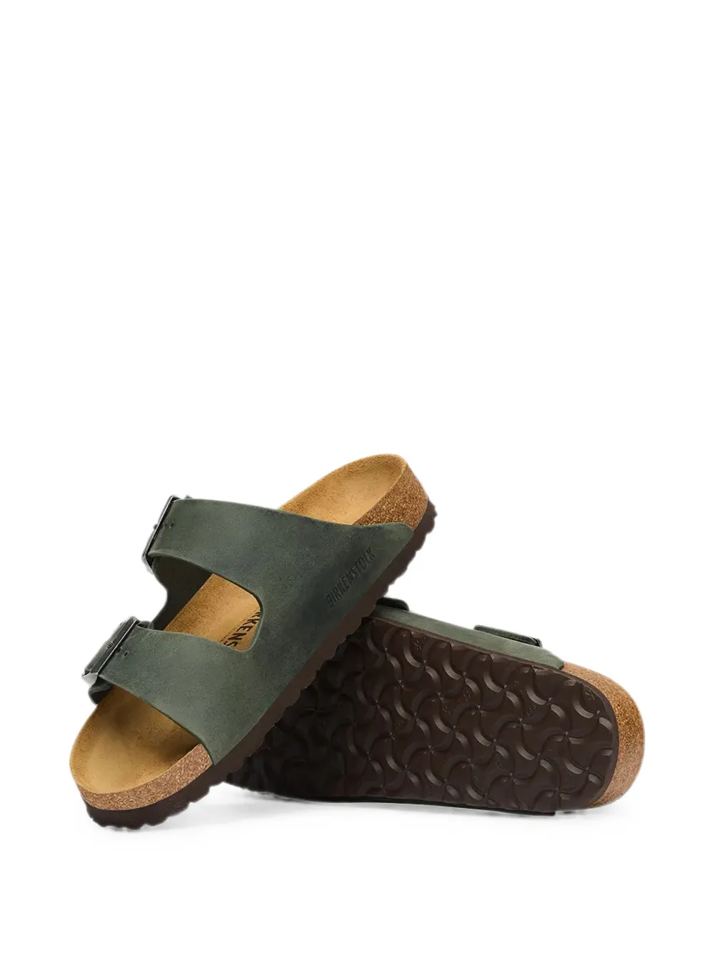 Birkenstock Arizona buckle-fastening sandals Groen