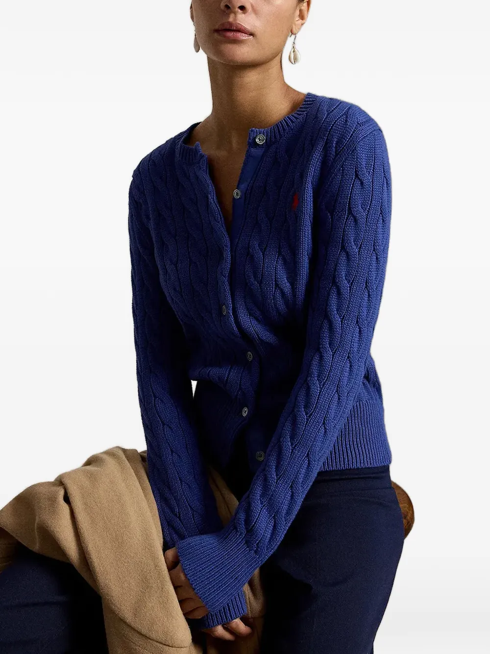 Polo Ralph Lauren cable-knit cardigan - Blu