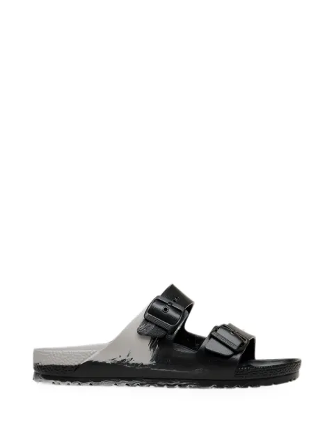 Birkenstock Arizona marbled-effect slides