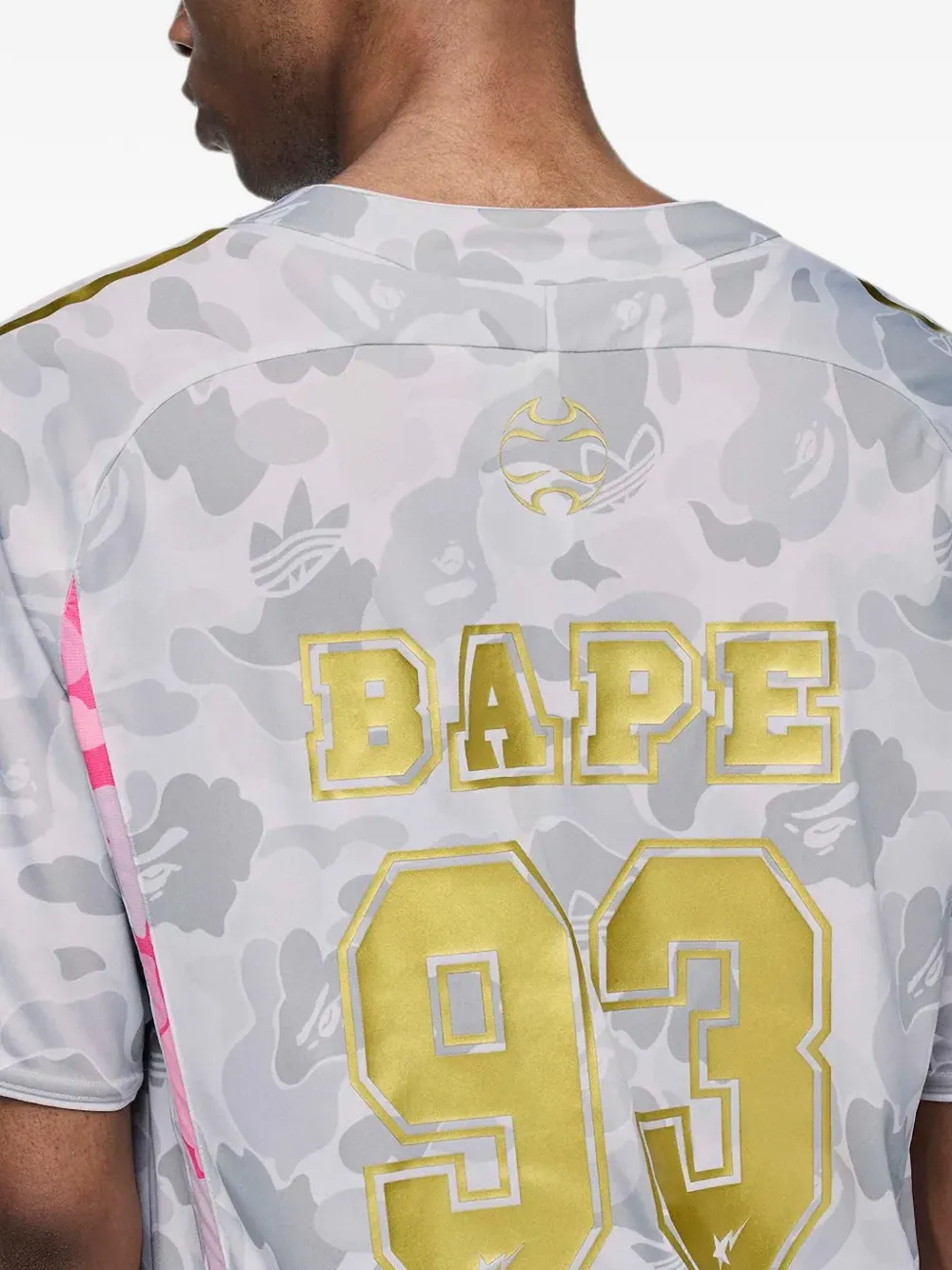 adidas x A Bathing Ape Teamgeist T-shirt Grijs
