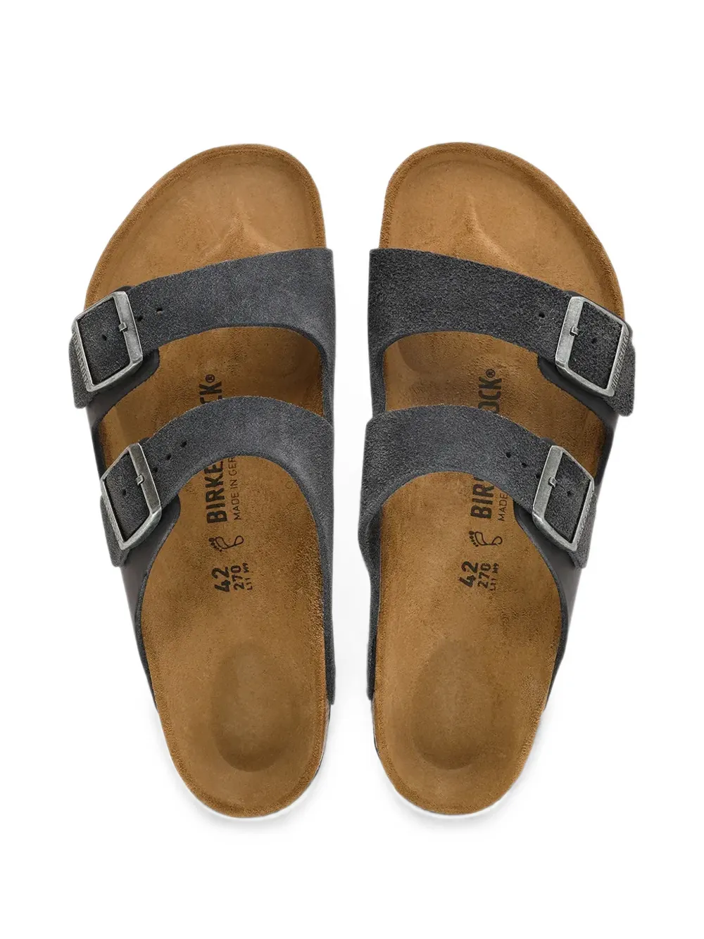 Birkenstock Arizona buckle-fastening sandals Zwart