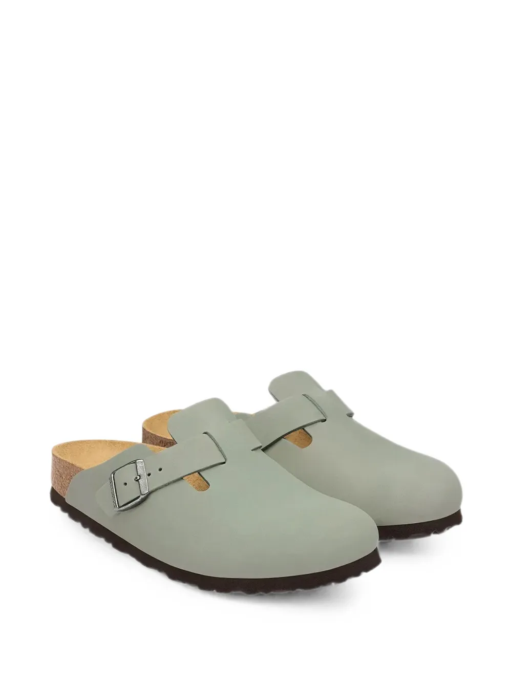 Birkenstock Boston buckle-fastening sandals Groen
