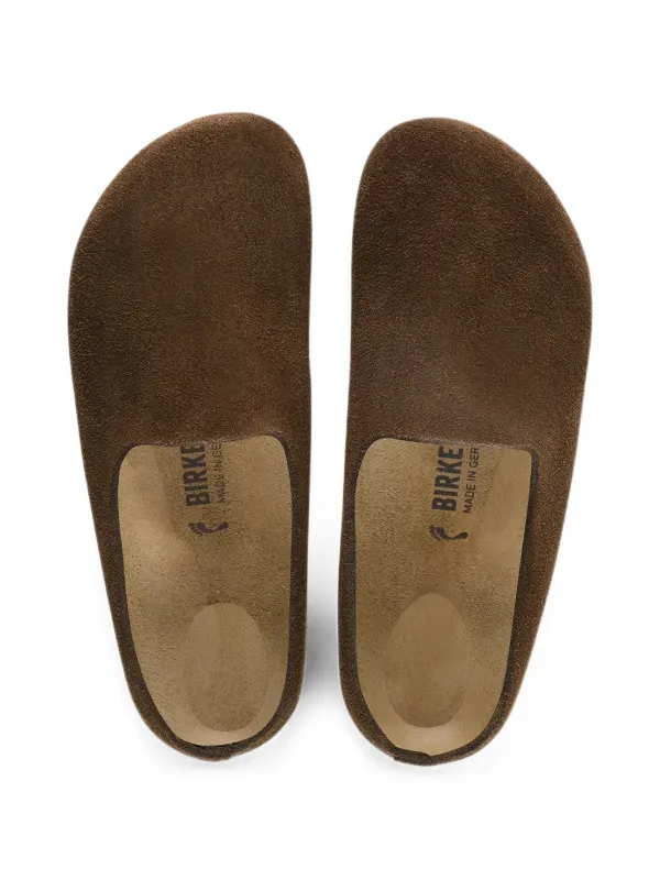 Birkenstock スエード スリッポン | ブラウン | FARFETCH JP