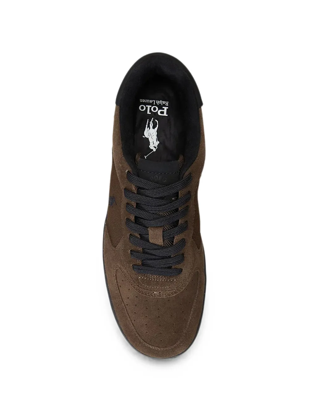 Polo Ralph Lauren Masters Crt perforated panelled sneakers Bruin