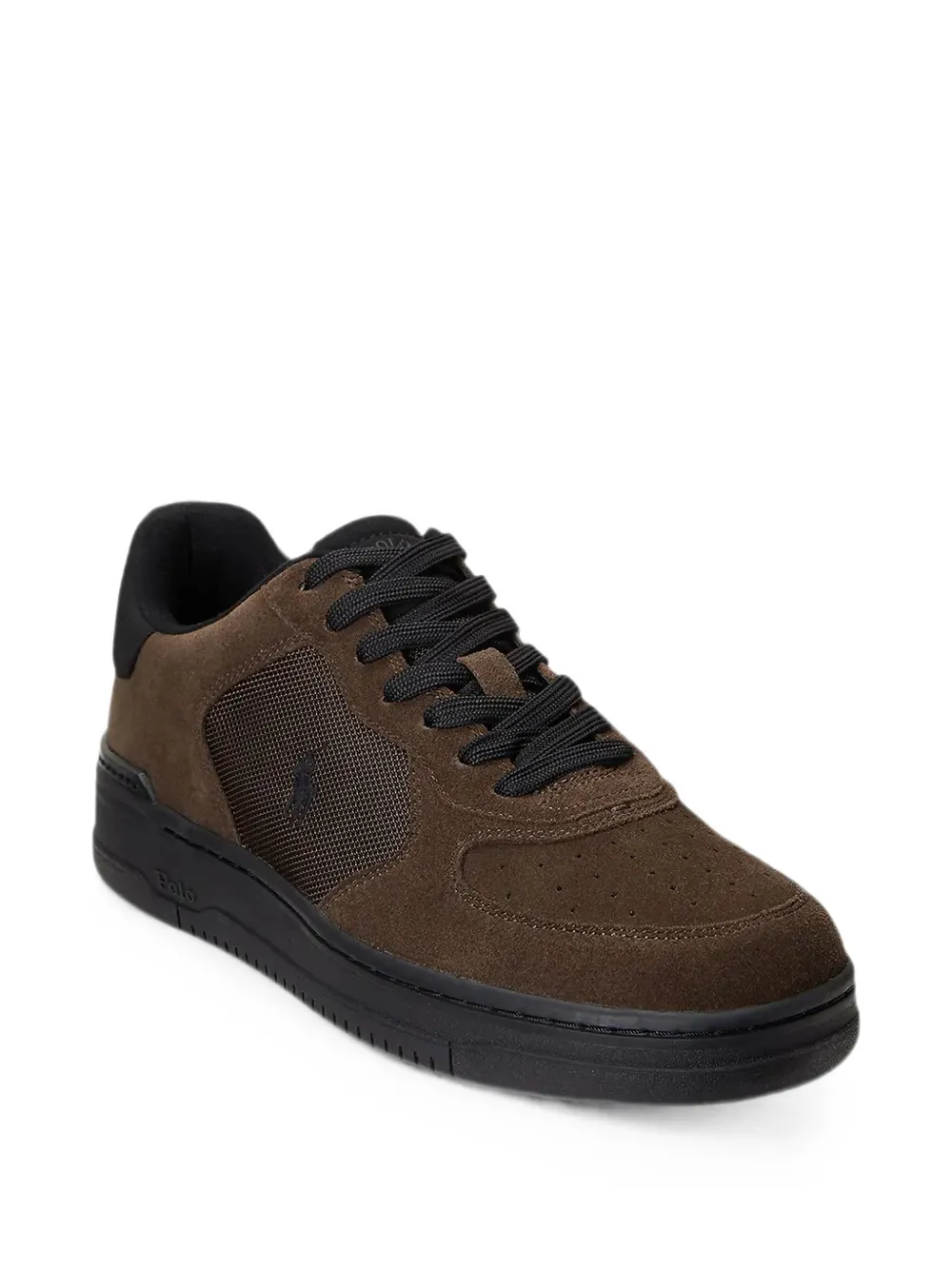 Polo Ralph Lauren Masters Crt perforated panelled sneakers Bruin