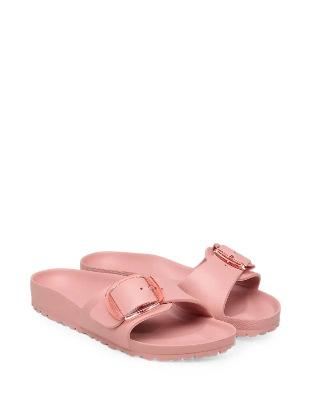 Birkenstock Madrid Big Buckle slides Roze