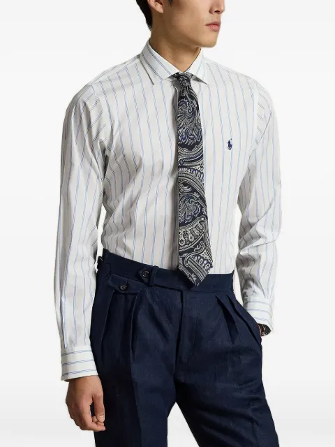 Polo Ralph Lauren striped-print embroidered-logo shirt
