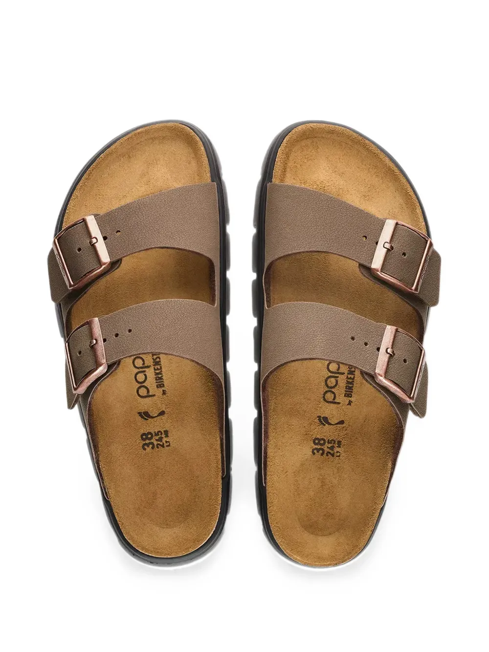 Birkenstock buckle-fastening sandals Bruin
