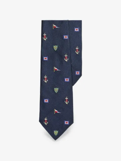Polo Ralph Lauren corbata con bordado náutico