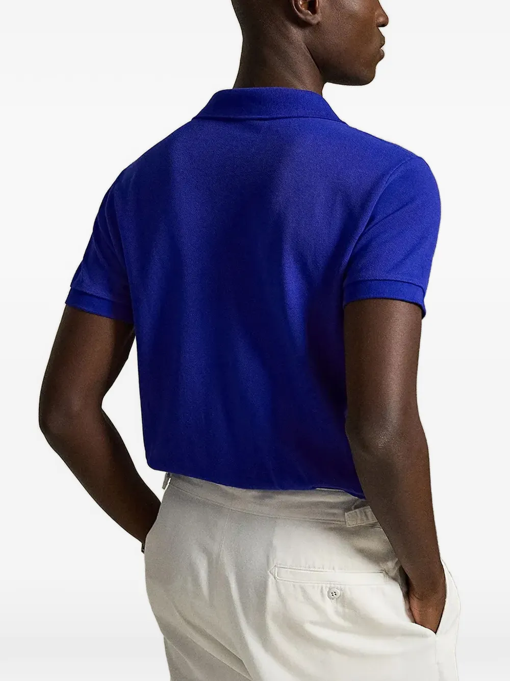 Polo Ralph Lauren Piqué poloshirt met geborduurd logo Blauw
