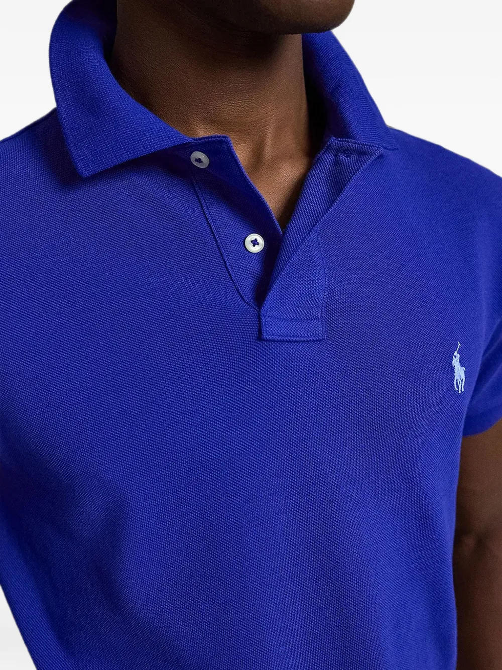 Polo Ralph Lauren Piqué poloshirt met geborduurd logo Blauw