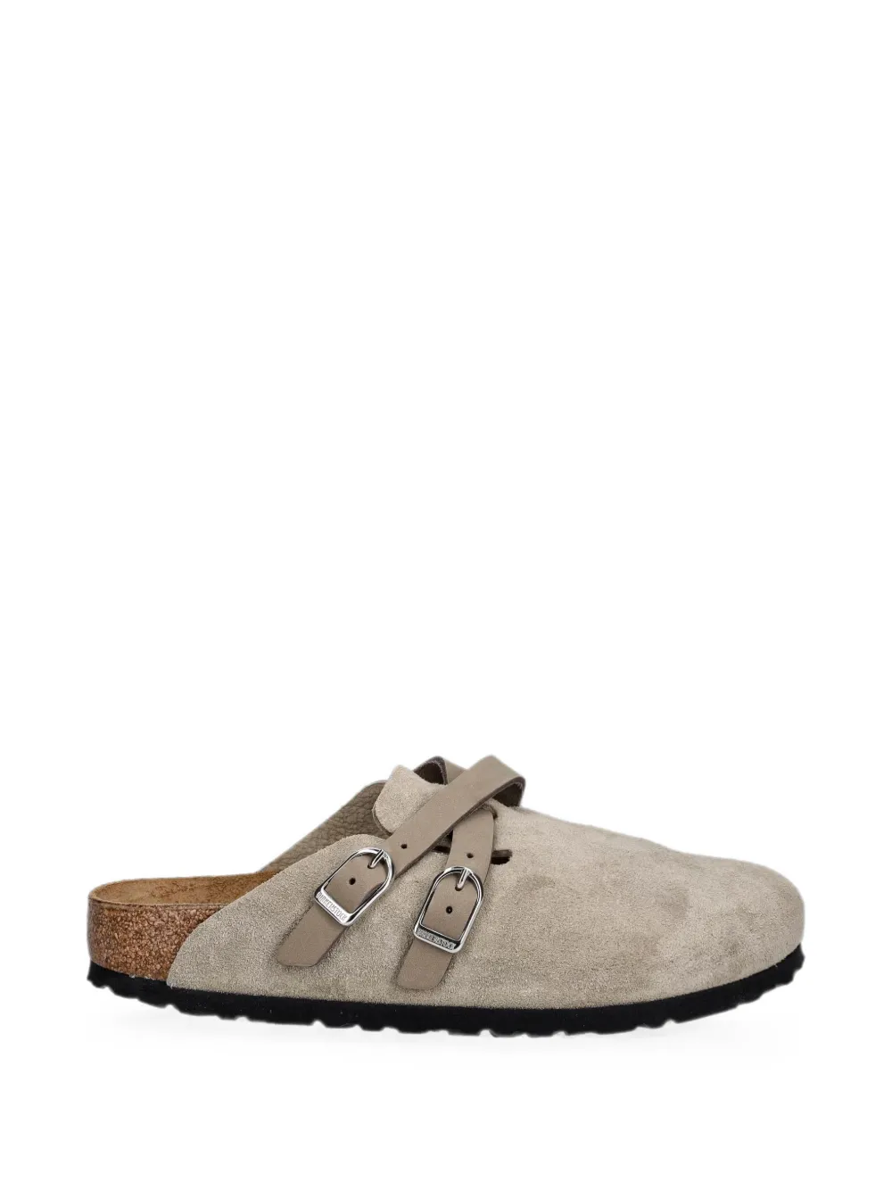 Birkenstock buckle-fastening crossover-strap sandals Beige