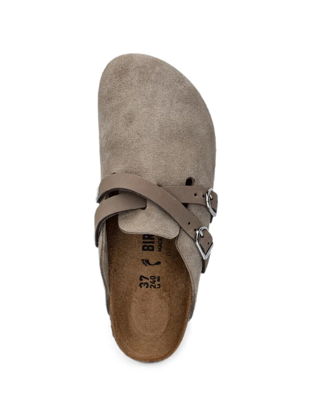 Birkenstock buckle-fastening crossover-strap sandals Beige