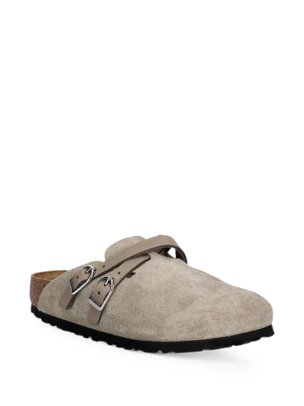 Birkenstock buckle-fastening crossover-strap sandals Beige