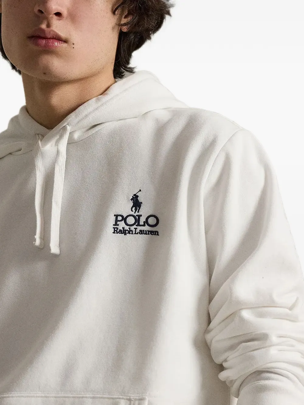 Polo Ralph Lauren Hoodie met geborduurd logo Wit