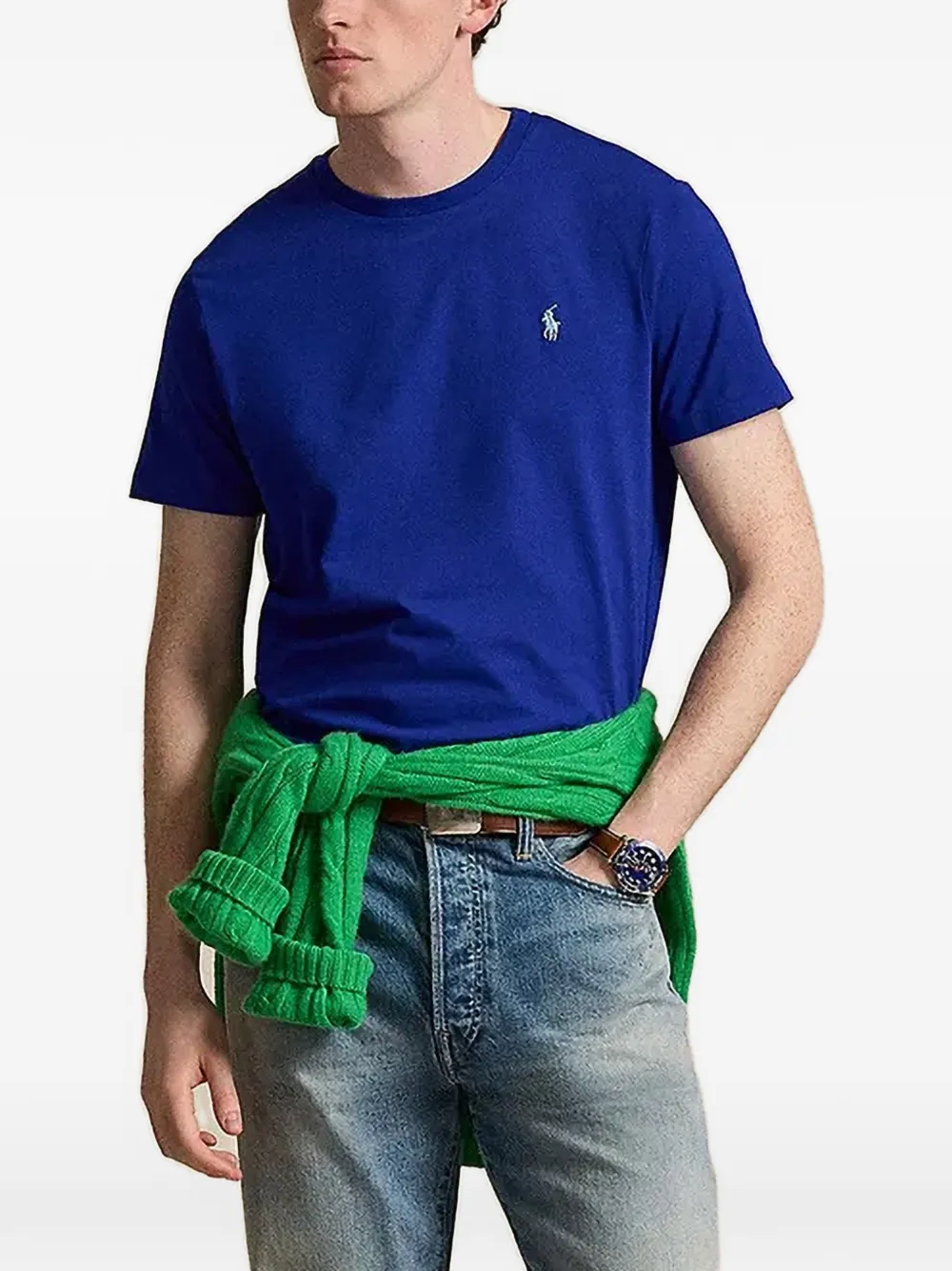 Polo Ralph Lauren Pony-embroidered T-shirt - Blu