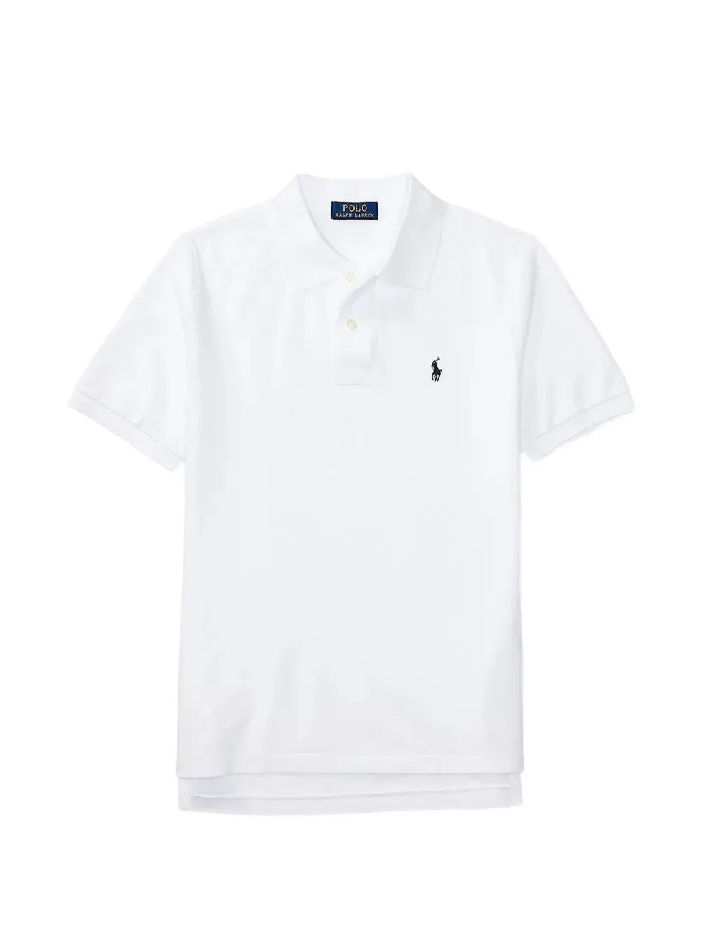 POLO RALPH LAUREN KIDS The Iconic mesh polo shirt - Bianco
