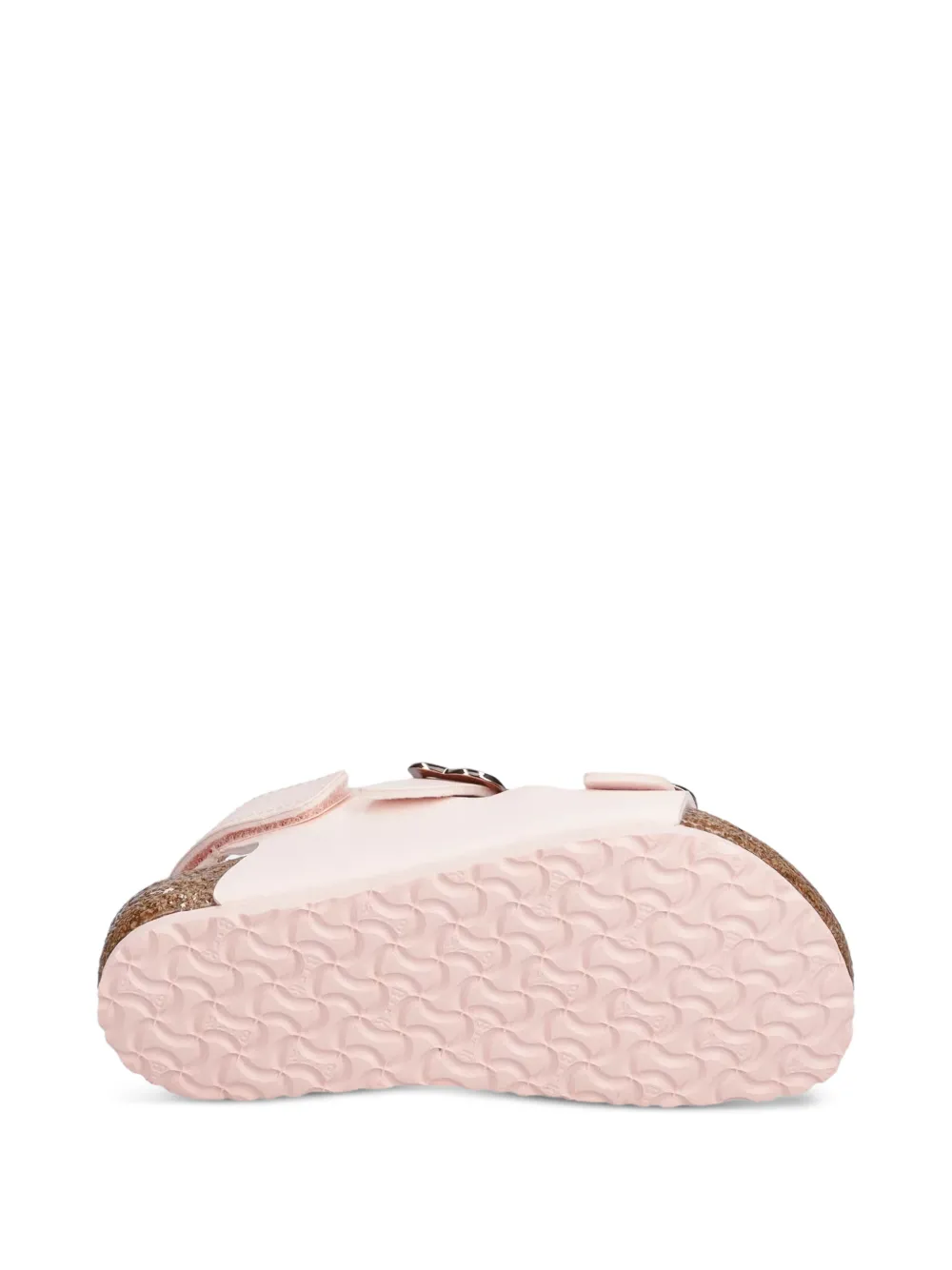 Birkenstock Kids flower-buckle touch-strap sandals Roze