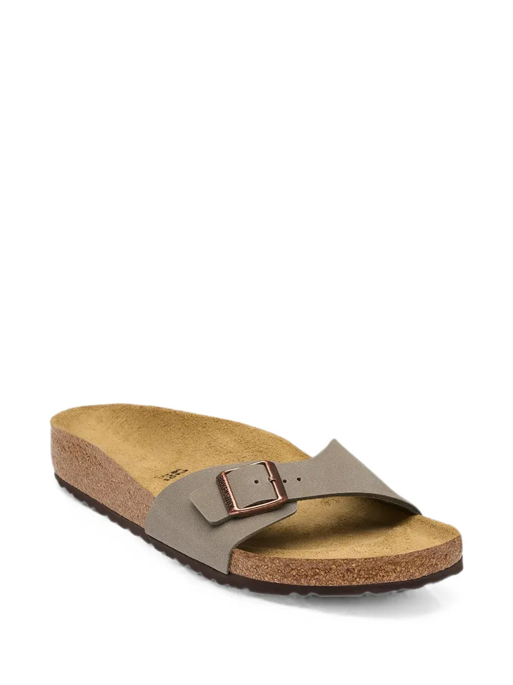 Birkenstock buckle-fastening slides Grijs