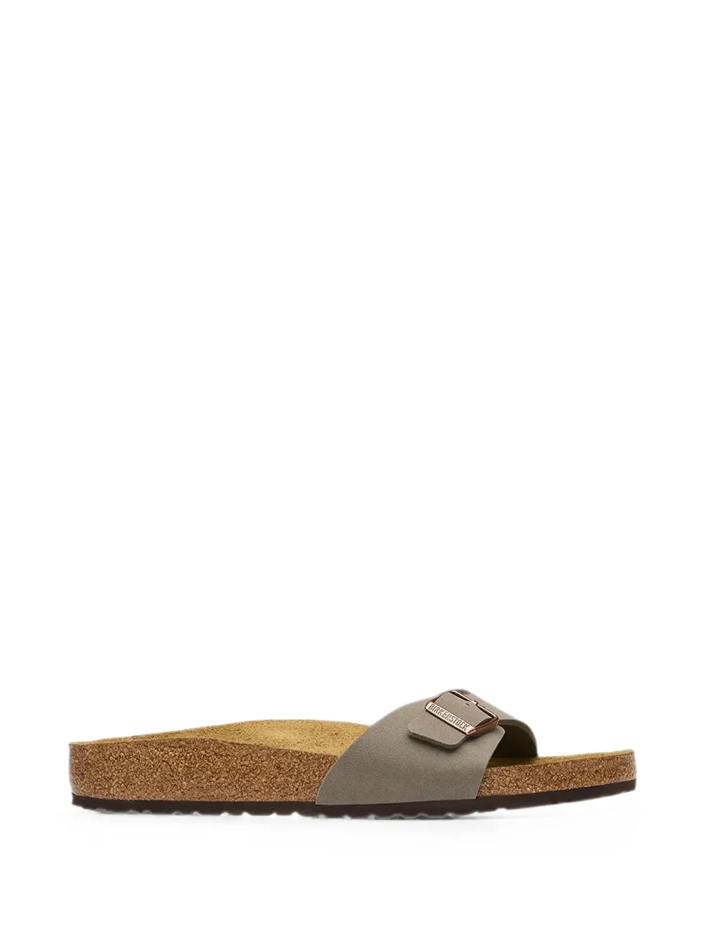 Birkenstock buckle-fastening slides Grijs