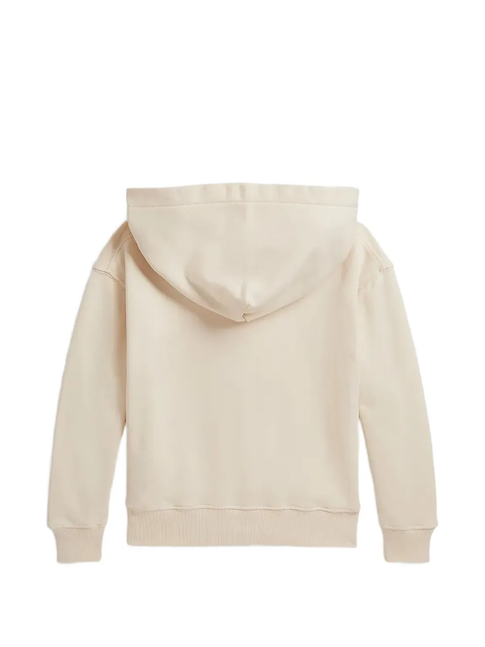 POLO RALPH LAUREN KIDS Polo Bear hoodie met patchwork Beige