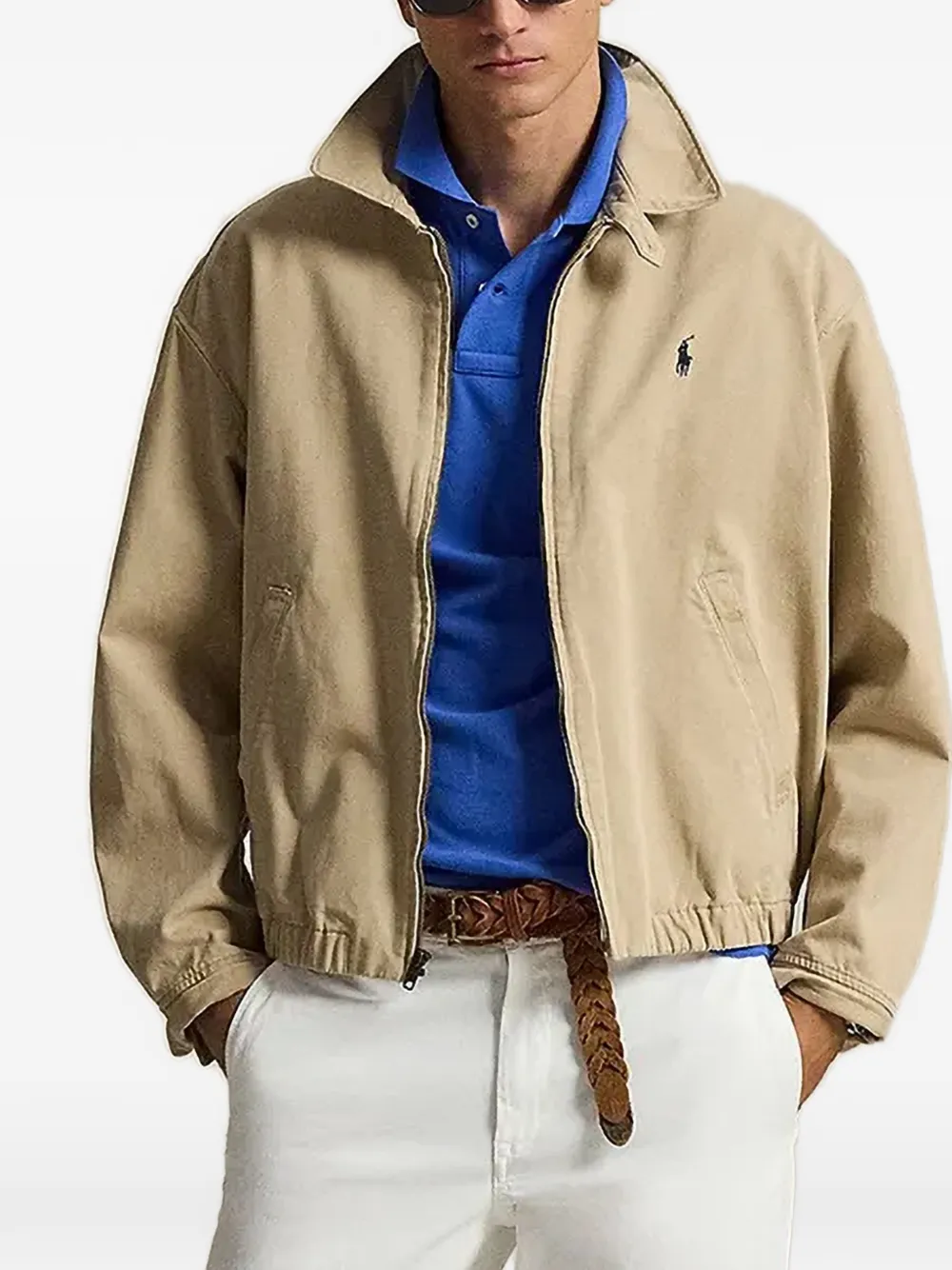 Polo Ralph Lauren logo-embroidered piqué-knit polo shirt - Blu