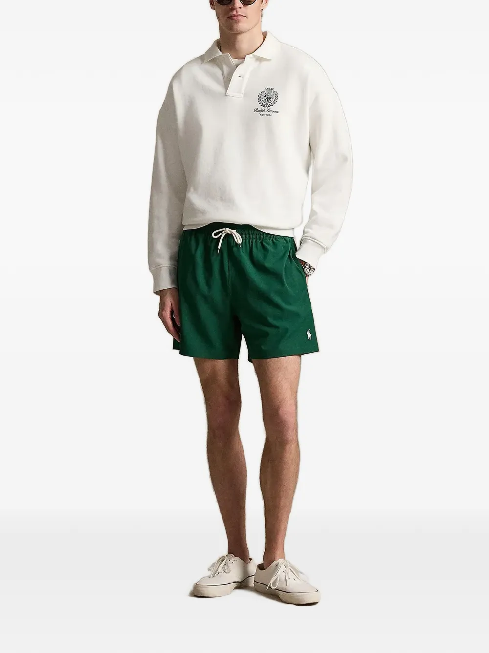 Polo Ralph Lauren Zwembroek met geborduurd logo Groen
