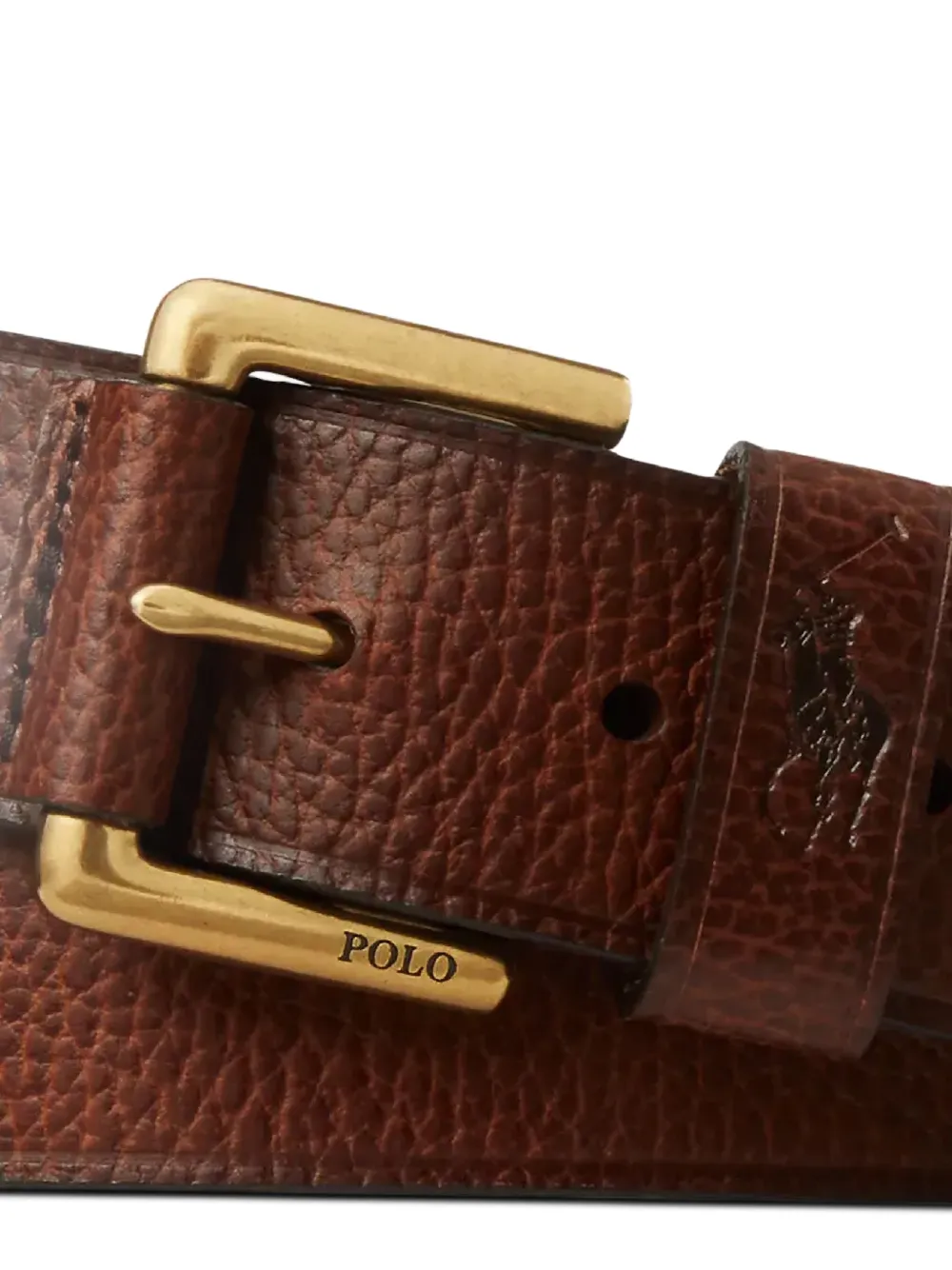 Polo Ralph Lauren Leren gespriem Bruin